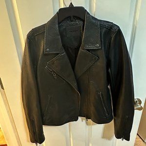 Blank NYC faux leather jacket size large like new black